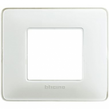 matix - placca 2 posti colors ghiaccio - BTICINO AM4802CBN product photo Photo 01 3XL