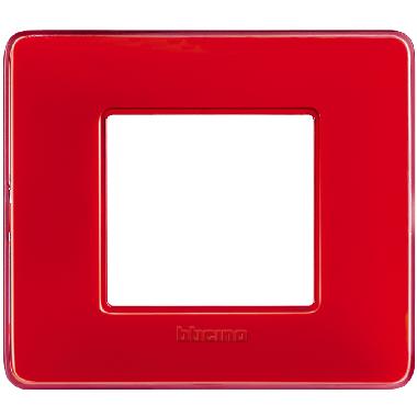 matix - placca 2 posti colors corallo - BTICINO AM4802CRD product photo Photo 02 3XL
