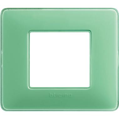 matix - placca 2 posti colors te verde - BTICINO AM4802CVC product photo Photo 02 3XL
