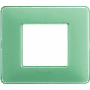 matix - placca 2 posti colors te verde - BTICINO AM4802CVC product photo Photo 01 3XL
