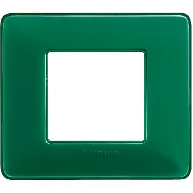 MATIX - PLACCA 2P COLORS SMERALDO - BTICINO AM4802CVS - BTICINO AM4802CVS product photo Photo 02 3XL