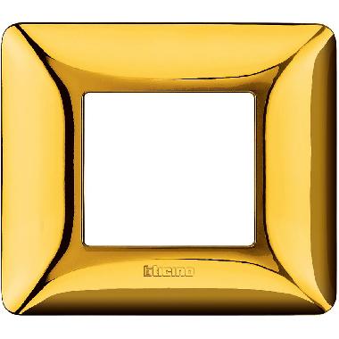 matix - placca 2 posti oro lucido - BTICINO AM4802GOR product photo Photo 02 3XL