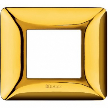 matix - placca 2 posti oro lucido - BTICINO AM4802GOR product photo Photo 01 3XL