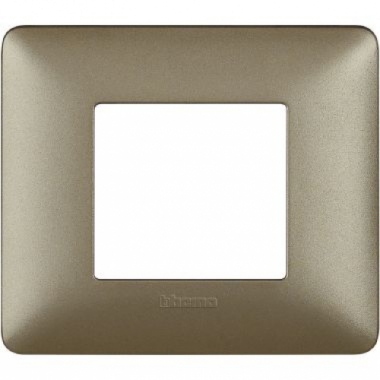 matix - placca 2 posti titanium - BTICINO AM4802MTA product photo Photo 01 3XL