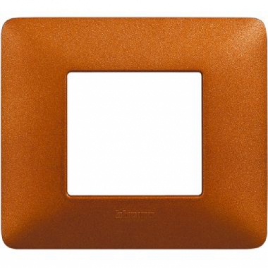 matix - placca 2 posti rosso terra - BTICINO AM4802TRT product photo Photo 01 3XL