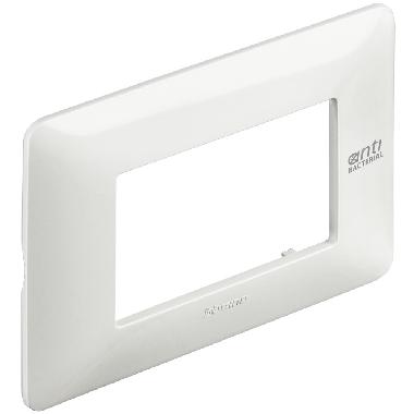 matix - placca 3 posti bianco antibatterico - BTICINO AM4803BAB - BTICINO AM4803BAB product photo Photo 02 3XL