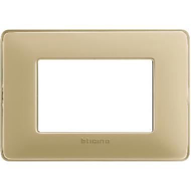matix - placca 3 posti colors avorio - BTICINO AM4803CAV product photo Photo 02 3XL