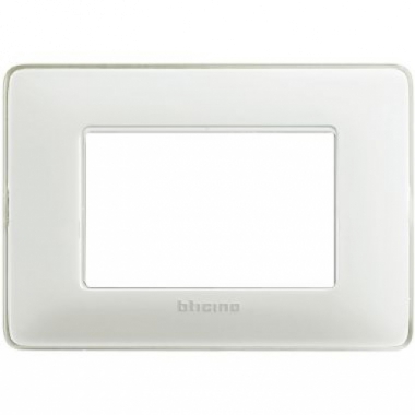 matix - placca 3 posti colors ghiaccio - BTICINO AM4803CBN product photo Photo 01 3XL