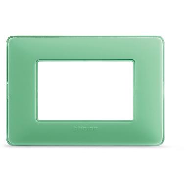 matix - placca 3 posti colors te verde - BTICINO AM4803CVC product photo Photo 02 3XL