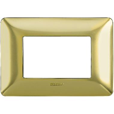 matix - placca 3 posti oro satinato - BTICINO AM4803GOS product photo Photo 02 3XL