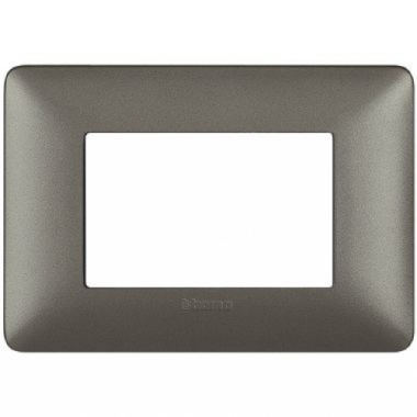 matix - placca 3 posti iron - BTICINO AM4803MIR product photo Photo 01 3XL