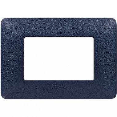 matix - placca 3 posti blu mercurio - BTICINO AM4803TBM product photo Photo 01 3XL