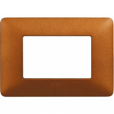 matix - placca 3 posti rosso terra - BTICINO AM4803TRT product photo Photo 01 3XL