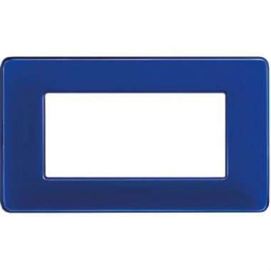 matix - placca 4 posti colors cobalto - BTICINO AM4804CBU product photo Photo 01 3XL