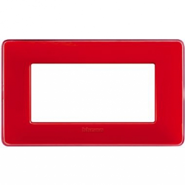 matix - placca 4 posti colors corallo - BTICINO AM4804CRD product photo Photo 01 3XL