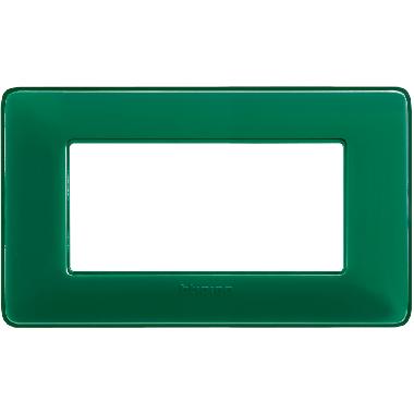 matix - placca 4 posti colors smeraldo - BTICINO AM4804CVS product photo Photo 02 3XL