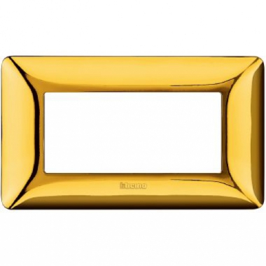 matix - placca 4 posti oro lucido - BTICINO AM4804GOR product photo Photo 01 3XL