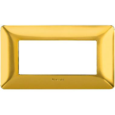 matix - placca 4 posti oro satinato - BTICINO AM4804GOS product photo Photo 02 3XL
