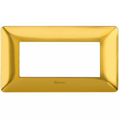 matix - placca 4 posti oro satinato - BTICINO AM4804GOS product photo Photo 01 3XL