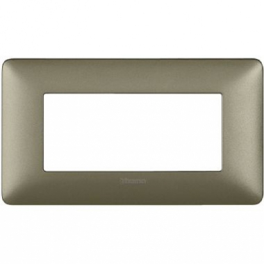matix - placca 4 posti titanium - BTICINO AM4804MTA product photo Photo 01 3XL