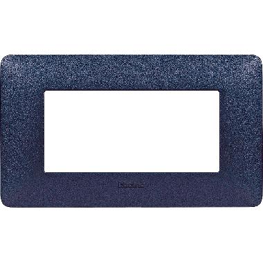 matix - placca 4 posti blu mercurio - BTICINO AM4804TBM product photo Photo 02 3XL