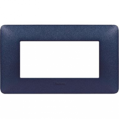matix - placca 4 posti blu mercurio - BTICINO AM4804TBM product photo Photo 01 3XL
