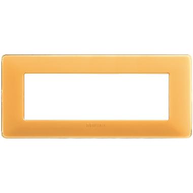 matix - placca 6 posti colors ambra - BTICINO AM4806CAB product photo Photo 02 3XL