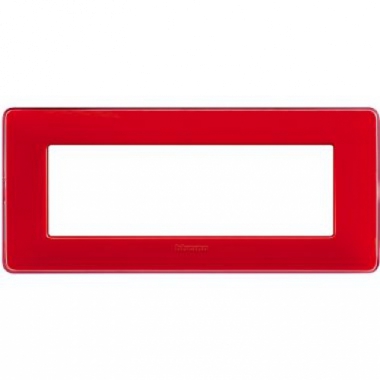 matix - placca 6 posti colors corallo - BTICINO AM4806CRD product photo Photo 01 3XL
