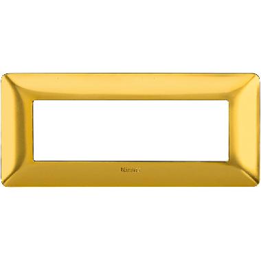 matix - placca 6 posti oro satinato - BTICINO AM4806GOS product photo Photo 02 3XL
