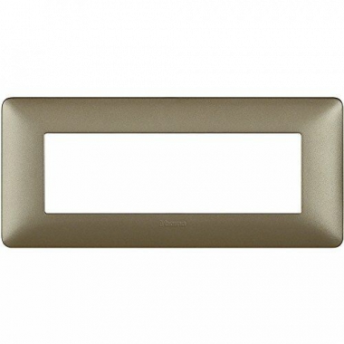 PLACCA 3+3P SABBIA MATIX - BTICINO AM4806SS - BTICINO AM4806SS product photo Photo 01 3XL