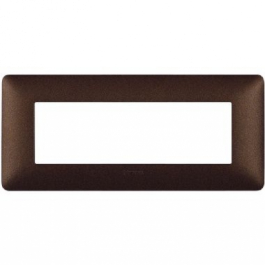 matix - placca 6 posti marrone caffe - BTICINO AM4806TGG product photo Photo 01 3XL