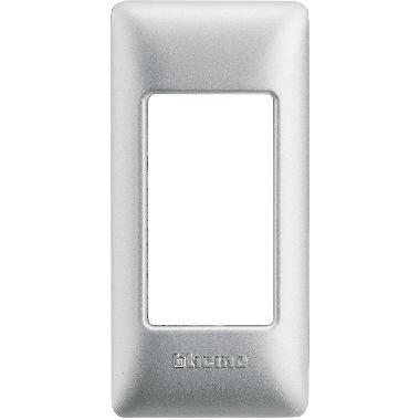 matix - placca per profilati 1 posto silver - BTICINO AM4811/1SL product photo Photo 02 3XL