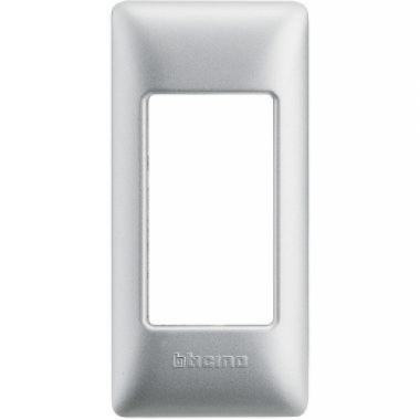 matix - placca per profilati 1 posto silver - BTICINO AM4811/1SL product photo Photo 01 3XL