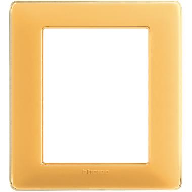 MATIX - PLACCA 3+3P COLORS AMBRA - BTICINO AM4826CAB - BTICINO AM4826CAB product photo Photo 01 3XL