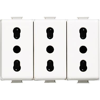 matix - presa 10/16A triplex - BTICINO AM5180/3 product photo Photo 01 3XL