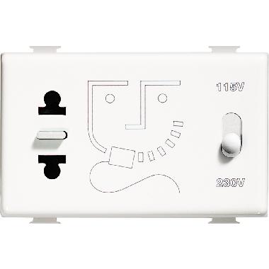 MATIX - PRESA PER RASOIO ANTIBATTERICO - BTICINO AM5460AB - BTICINO AM5460AB product photo Photo 02 3XL