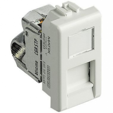 btnet - matix RJ45 toolless STP cat6A - BTICINO AM5979C6A product photo Photo 01 3XL