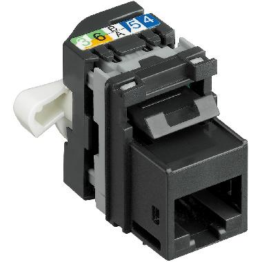 CONNETTORE FRONTALE RJ45 CON ATTACCO UNIVERSALE KEYSTONE CAT5E UTP - BTICINO C9079KC5E product photo Photo 03 3XL