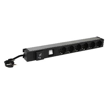 BTNET - PDU 19'' 6 PRESE+INT LUM+LIM SOVR - BTICINO C915306CPL - BTICINO C915306CPL - BTICINO C915306CPL product photo Photo 02 3XL