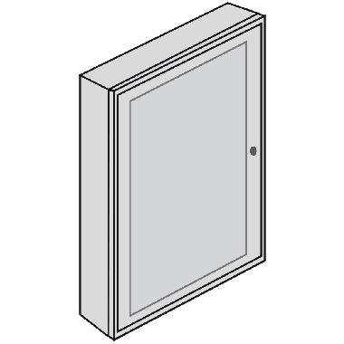 BTDIN-QUADRO PARETE LAMIERA 36DIN C/PORT.PIENA - BTICINO E109P/36D - BTICINO E109P/36D - BTICINO E109P/36D product photo Photo 02 3XL