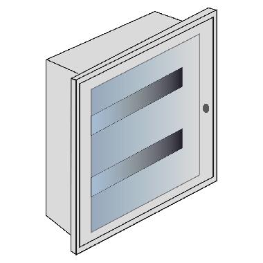 BTDIN-QUADRO INCAS.LAMIERA 24DIN C/PORT.TRASP - BTICINO E209C/24D - BTICINO E209C/24D - BTICINO E209C/24D product photo Photo 02 3XL