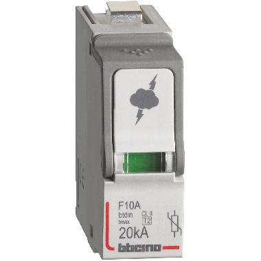 BTDIN - REPLACEMENT MODULE T2 20KA - BTICINO F10A - BTICINO F10A - BTICINO F10A product photo Photo 01 3XL