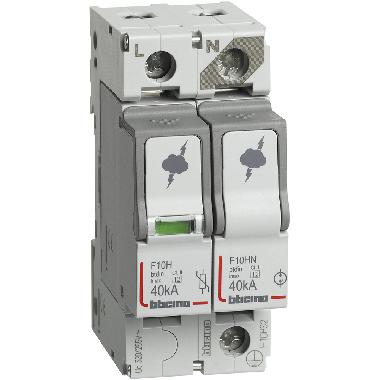 BTDIN - SPD T2 40KA 1P+N NR - BTICINO F10HS2 - BTICINO F10HS2 product photo Photo 02 3XL