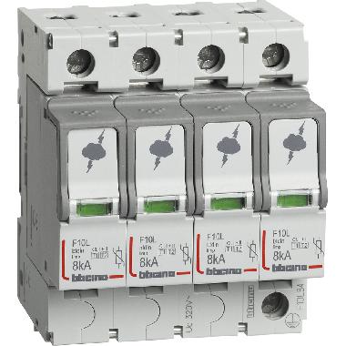 BTDIN - SPD T2 60KA 4P - BTICINO F10LB4 - BTICINO F10LB4 - BTICINO F10LB4 product photo Photo 01 3XL