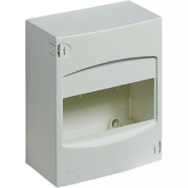 CALOTTA DA PARETE IP40 IN RESINA PER 6 MODULI DIN BTDIN + BASE - BTICINO F115/6D product photo Photo 01 3XL