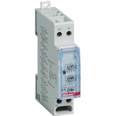 TEMPORIZZATORE ELETTRONICO MULTIFUNZIONE CON 10 FUNZIONI MULTIFUNCTION TIMER - BTICINO F16M/230N product photo Photo 01 3XL