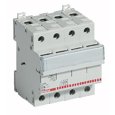 PORTAFUSIBILE SEZIONABILE 3P+N 32A BTDIN - BTICINO F323N product photo Photo 02 3XL