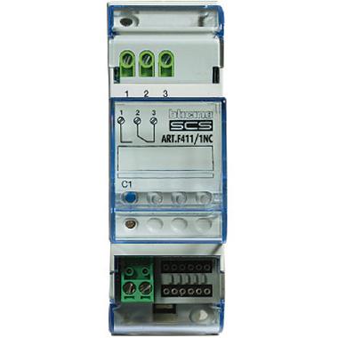 ATTUATORE A 1 RELE NC 2 MODULI DIN - BTICINO F411/1NC product photo Photo 02 3XL