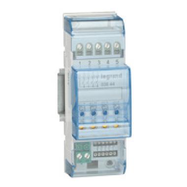 ATTUATORE A 4 RELE 2 MODULI DIN SCS - BTICINO F411/4 product photo Photo 02 3XL