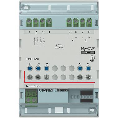 ATTUATORE DIN 3 USCITE + 2 X 0-10V BUS - BTICINO F430R3V10 product photo Photo 01 3XL